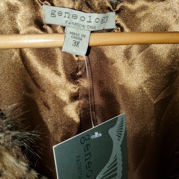 Coat /Vest /Faux Fur Plus Size Women - Picture 2 of 6